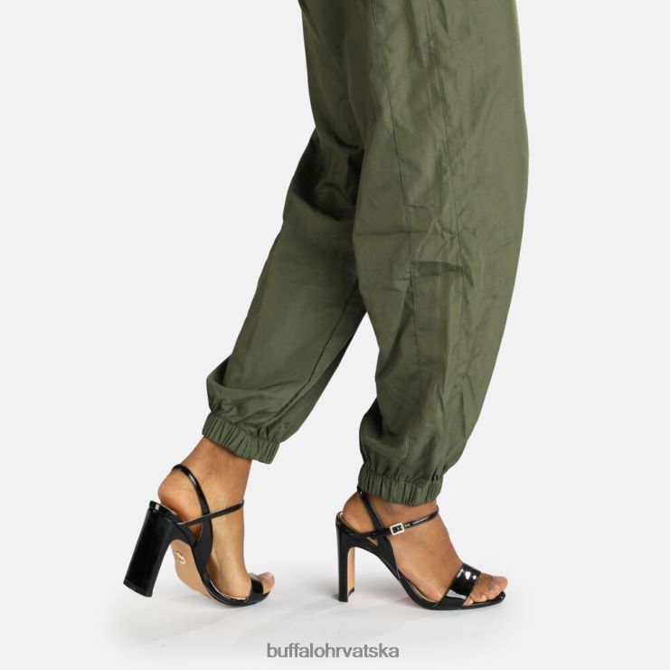 crno Buffalo jean uredna sandala s visokom petom vegan |sandale TDD6T36